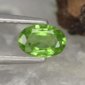 Crisoberillo naturale verde da 0,51 ct, taglio ovale, VVS-VS