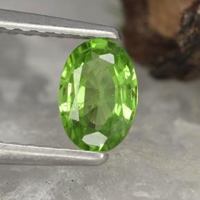 Crisoberillo naturale verde da 0,51 ct, taglio ovale, VVS-VS