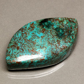Crisocolla naturale multicolore da 32,04 ct, forma fantasia, opaco