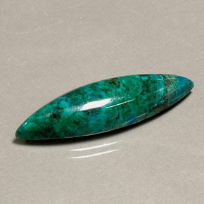 Crisocolla naturale multicolore da 17,16 ct, marchesa, opaco