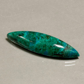 Crisocolla naturale multicolore da 17,16 ct, marchesa, opaco