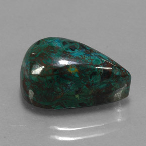 Crisocolla naturale multicolore da 11,95 ct, forma fantasia, opaco