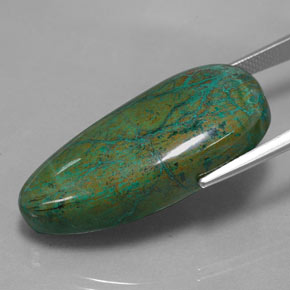 Crisocolla Multicolore naturale da 38.88 ct, Forma fantasia, Opaco