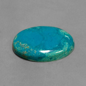 Crisocolla naturale multicolore da 13,12 ct, taglio ovale, opaco