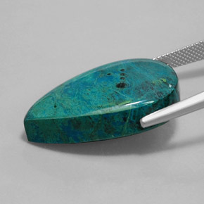 Crisocolla Multicolore naturale da 31.71 ct, Forma a pera, Opaco