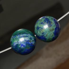 Gemme di Crisocolla Multicolore naturale da  ct, Sfera, Opaco