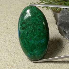 Crisocolla Multicolore naturale da 60.57 ct, Taglio ovale, Opaco