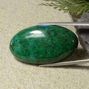 Crisocolla Multicolore naturale da 60.57 ct, Taglio ovale, Opaco