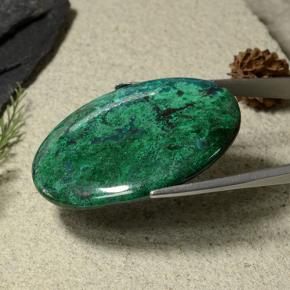 Crisocolla Multicolore naturale da 60.48 ct, Taglio ovale, Opaco