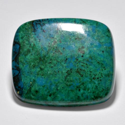 Crisocolla Multicolore naturale da 63.02 ct, Taglio a cuscino, Opaco