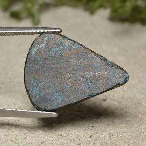 Crisocolla Multicolore naturale da 27.27 ct, Forma a pera, Opaco