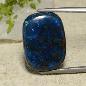 Crisocolla Multicolore naturale da 17.41 ct, Taglio a cuscino, Opaco