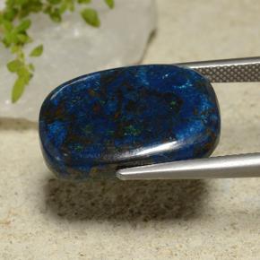 Crisocolla Multicolore naturale da 17.41 ct, Taglio a cuscino, Opaco