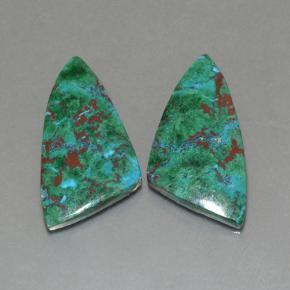 Gemme di Crisocolla Multicolore naturale da 18.00 ct, Forma fantasia, Opaco