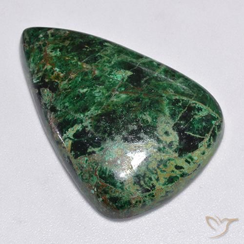 Crisocolla Multicolore naturale da 36.77 ct, Forma a pera, Opaco
