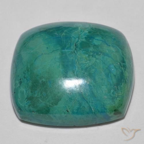 Crisocolla Multicolore naturale da 33.70 ct, Cuscino, Opaco