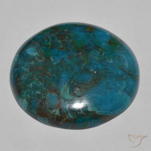 Crisocolla Multicolore naturale da 44.00 ct, Rotondo, Opaco