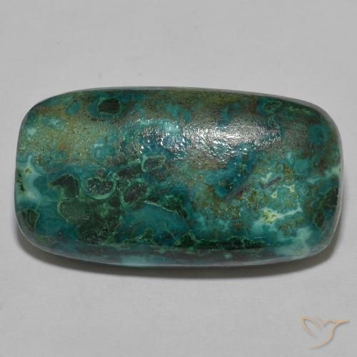 Crisocolla Multicolore naturale da 22.39 ct, Cuscino, Opaco