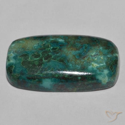 Crisocolla Multicolore naturale da 22.39 ct, Cuscino, Opaco