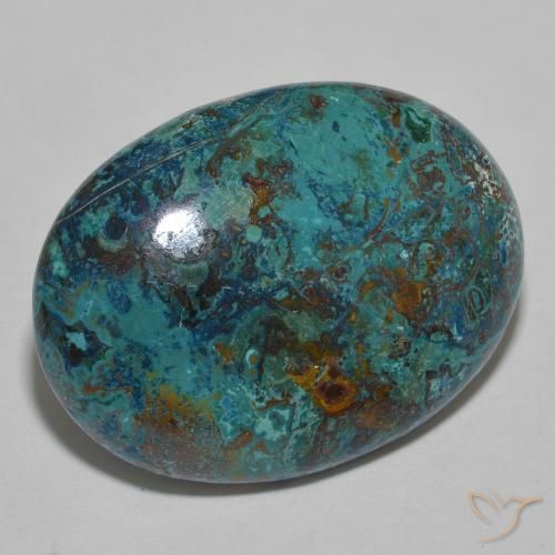 Crisocolla Multicolore naturale da 31.10 ct, Ovale, Opaco