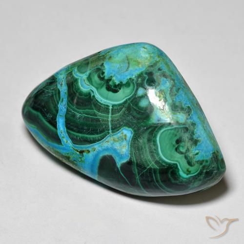 Crisocolla Multicolore naturale da 46.53 ct, Taglio a fantasia, Opaco