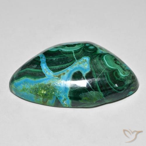 Crisocolla Multicolore naturale da 46.53 ct, Taglio a fantasia, Opaco