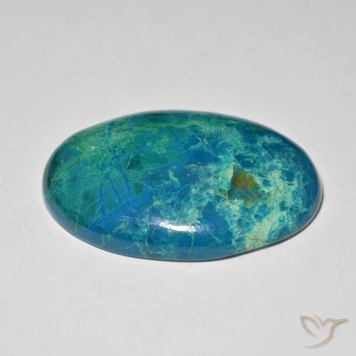 Crisocolla Multicolore naturale da 50.62 ct, Ovale, Opaco