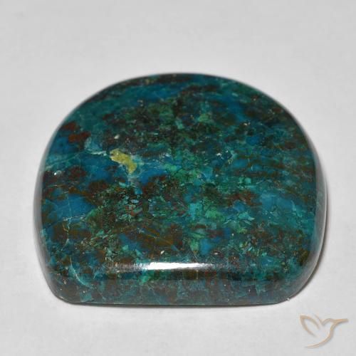 Crisocolla Multicolore naturale da 23.78 ct, Taglio a fantasia, Opaco