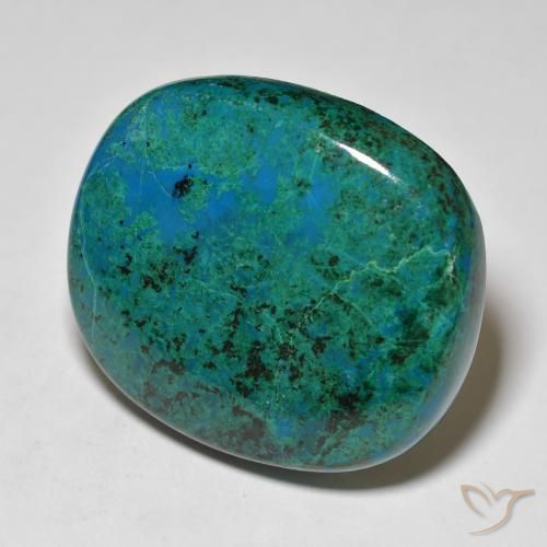 Crisocolla Multicolore naturale da 73.85 ct, Cuscino, Opaco