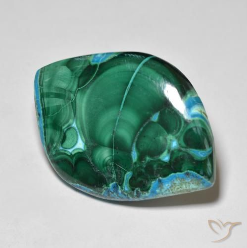 Crisocolla Multicolore naturale da 50.32 ct, Taglio a fantasia, Opaco