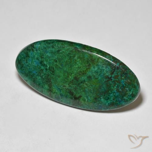 Crisocolla Multicolore naturale da 24.75 ct, Ovale, Opaco