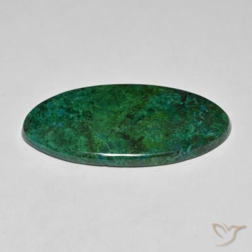 Crisocolla Multicolore naturale da 24.75 ct, Ovale, Opaco