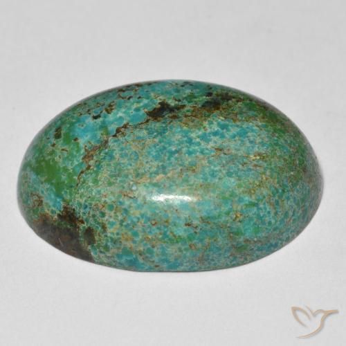 Crisocolla Multicolore naturale da 11.12 ct, Ovale, Opaco