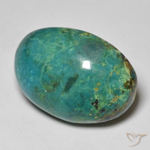 Crisocolla Multicolore naturale da 20.87 ct, Ovale, Opaco