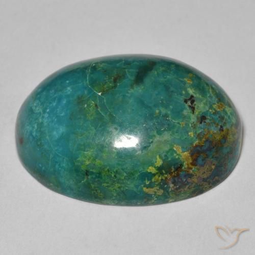 Crisocolla Multicolore naturale da 20.87 ct, Ovale, Opaco