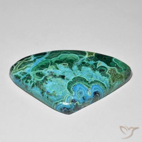 Crisocolla Multicolore naturale da 70.52 ct, Forma a pera, Opaco