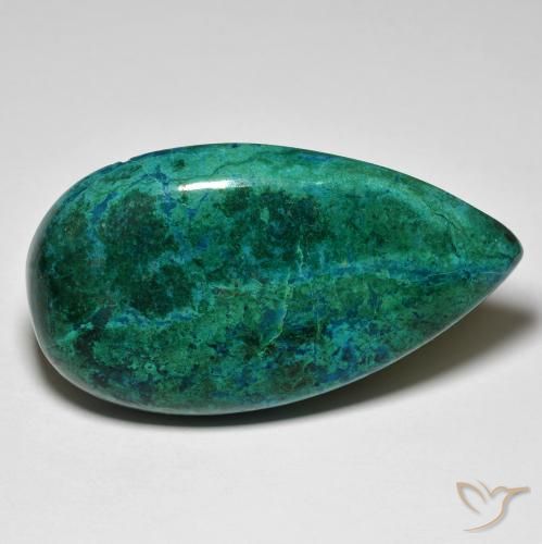 Crisocolla Multicolore naturale da 68.06 ct, Forma a pera, Opaco