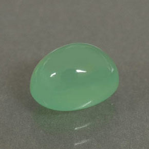 Crisoprasio naturale verde da 1,75 ct, trasparente, trasparente/traslucido