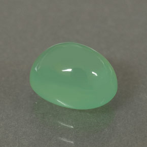 Crisoprasio naturale verde da 1,75 ct, trasparente, trasparente/traslucido