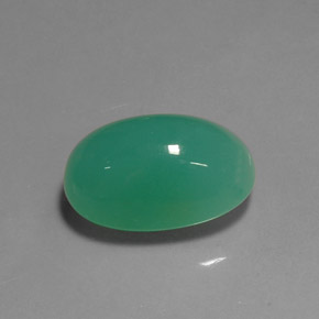 Crisoprasio naturale verde da 16,67 ct, trasparente, trasparente/traslucido
