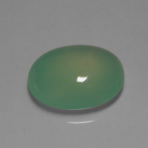 Crisoprasio naturale verde da 8,10 ct, trasparente, trasparente/traslucido