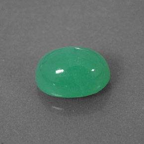Crisoprasio Verde naturale da 1.63 ct, Trasparente, Trasparente/Traslucido