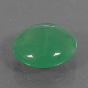 Crisoprasio naturale verde da 2,15 ct, trasparente, trasparente/traslucido