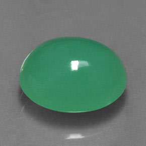 Crisoprasio naturale verde da 2,69 ct, trasparente, trasparente/traslucido