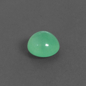 Crisoprasio naturale verde da 1,74 ct, trasparente, trasparente/traslucido