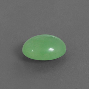 Crisoprasio naturale verde da 2,20 ct, trasparente, trasparente/traslucido