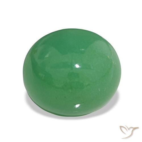 5.48ct Trifoglio verde Crisoprasio, Ovale, Opaco