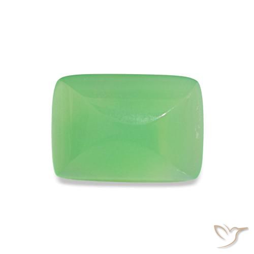 1.15ct Verde acceso Crisoprasio Pietre preziose, Taglio a baguette, Traslucido