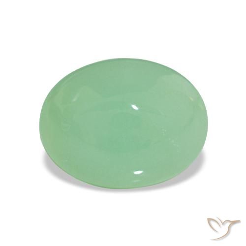 2.52ct Verde Pistacchio Crisoprasio, Ovale, Opaco