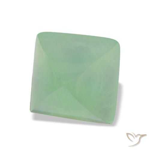 Crisoprasio Verde caldo naturale da 2.80 ct, Trasparente, Trasparente/Traslucido